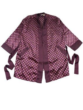 Vintage Victoria's Secret Gold Label Satin Kimono Robe